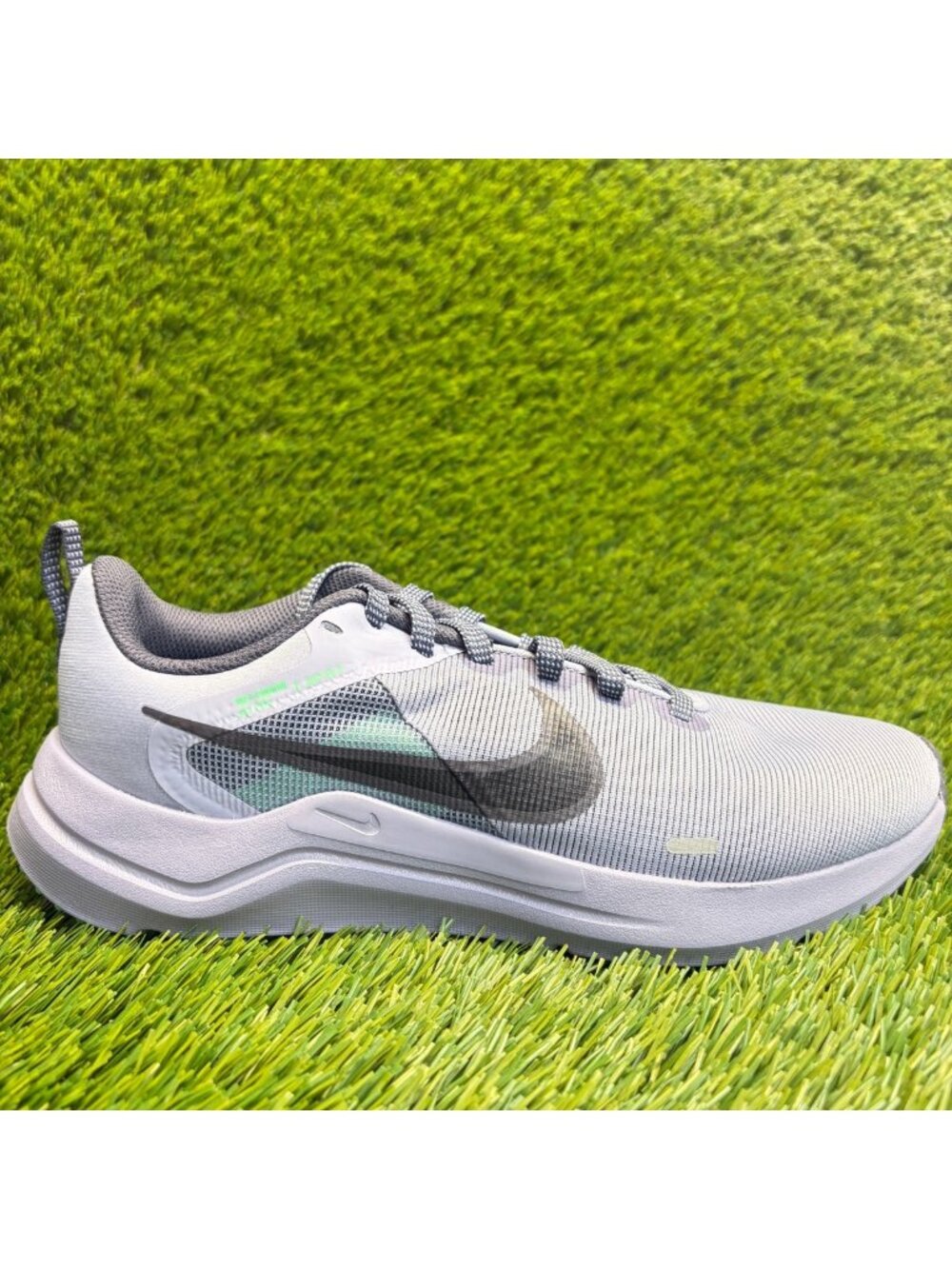 Nike Downshifter 12 Mens Size 7 Indigo Haze Gray Black Running Shoes Sneakers